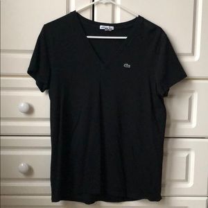 V Neck Lacoste T Shirt Size 44 / 14 / Large